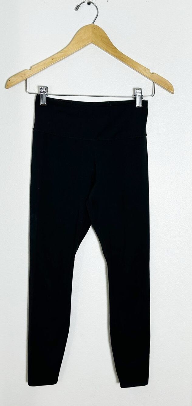 Nike Dri-FIT One Mid Rise 7/8 Leggings Tights Black Womens Small BQ9994-010